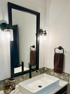 Morgan Black Framed Mirror