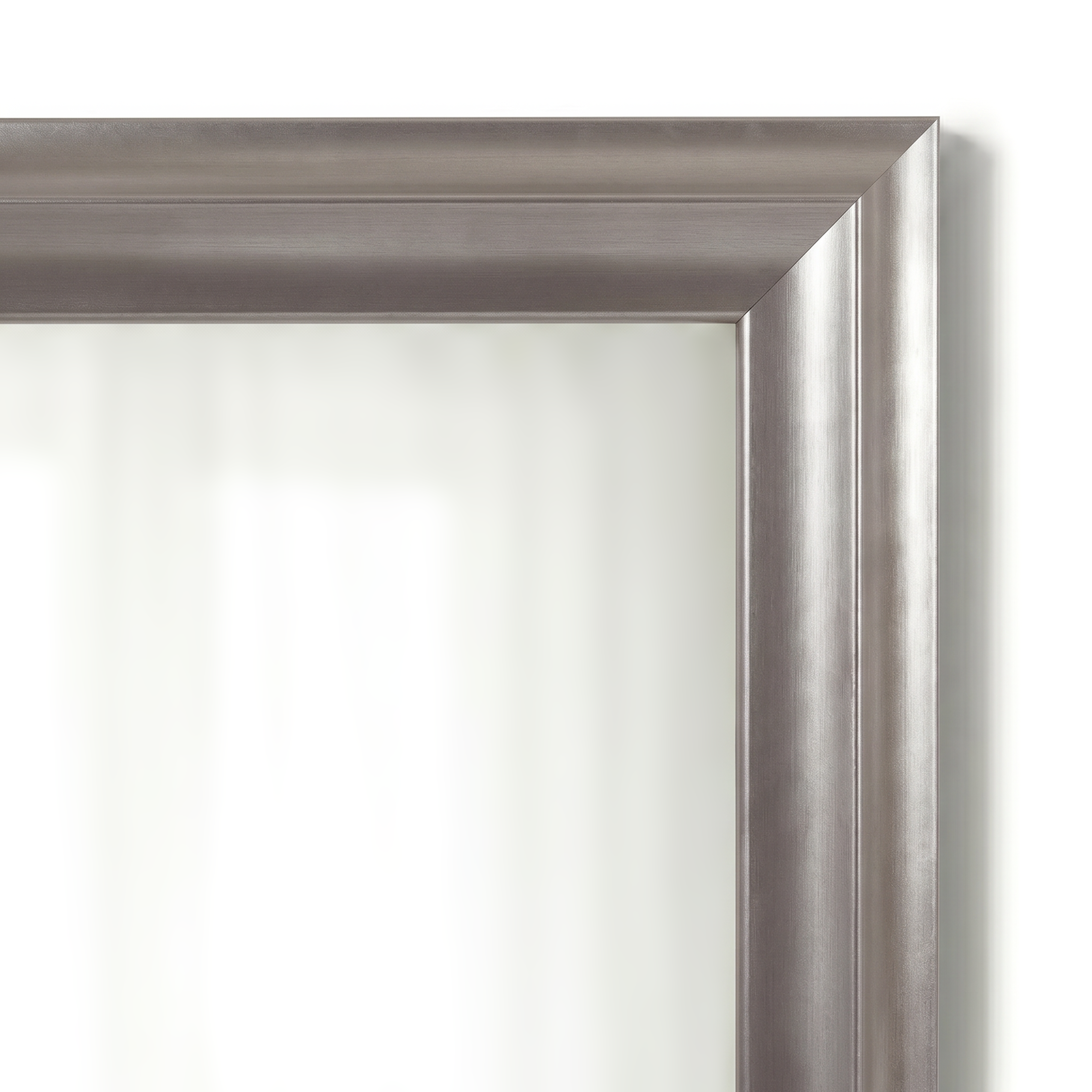 Woodford Nickel Framed Mirror