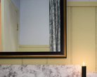 Kendall Black and Gold Framed Mirror