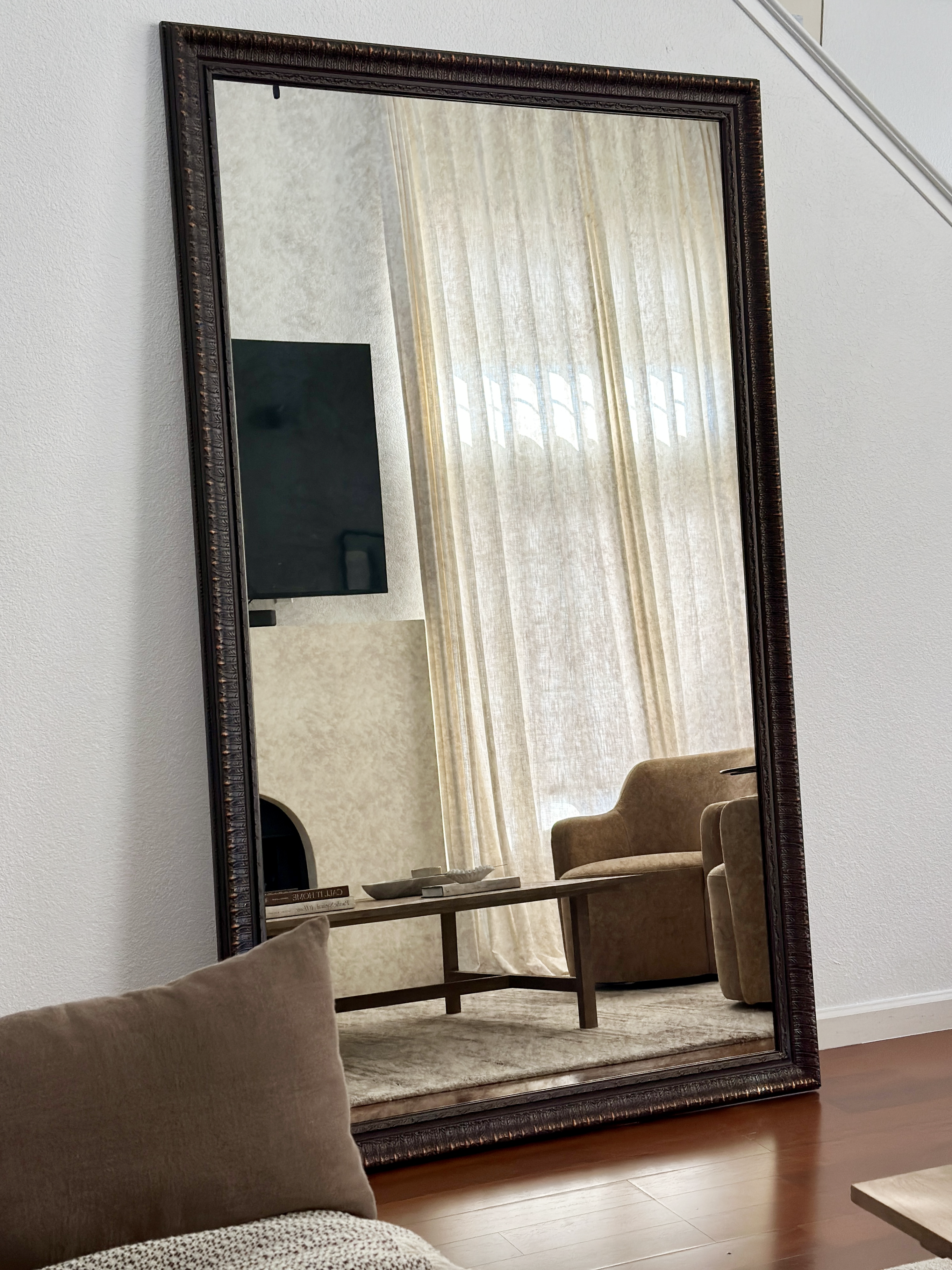 Monterey Antique Bronze Framed Mirror