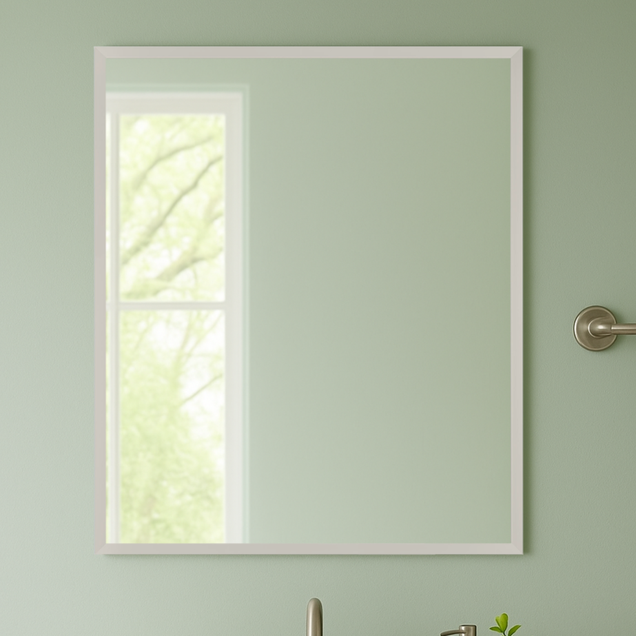 Windham Satin Nickel Metal Mirror