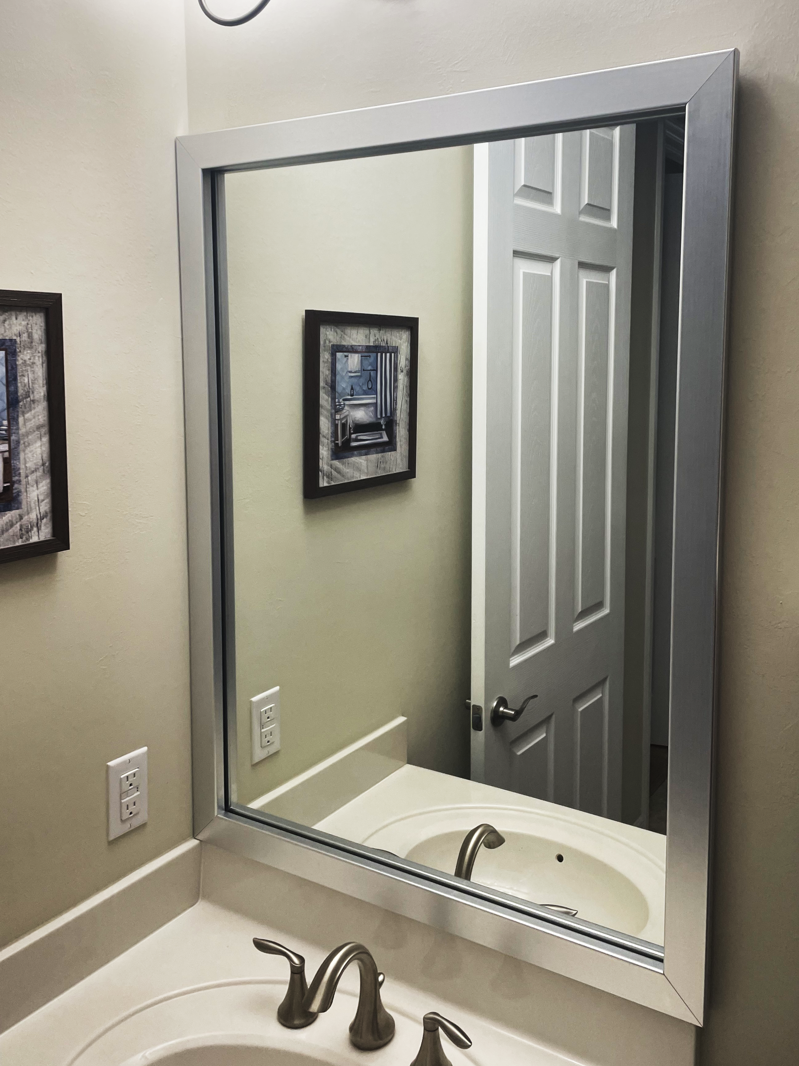 Weston Brushed Chrome Add A Frame